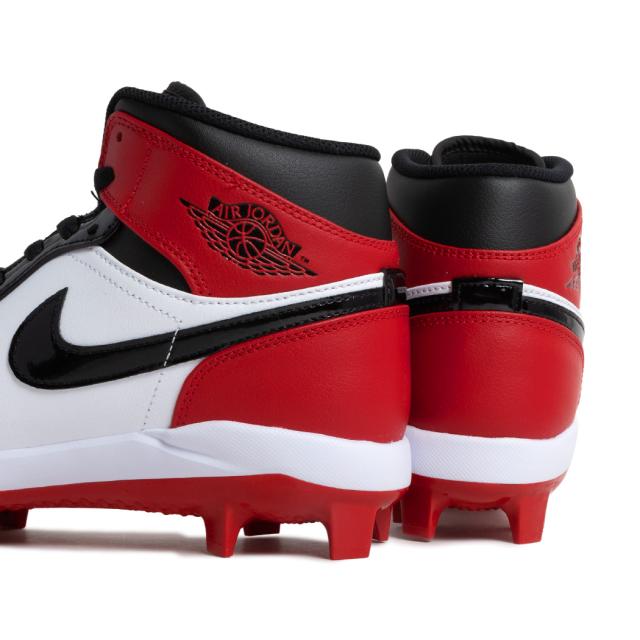 海外限定 NIKE ナイキ エア ジョーダン 1 レトロ AIR JORDAN 1 RETRO MCS 野球 スパイク スニーカー WHITE/FIRE RED/BLACK AV5354-600