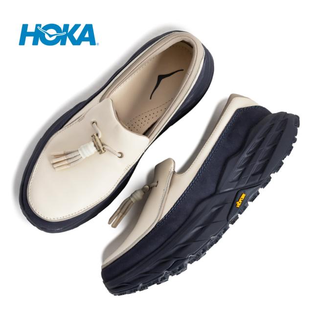 HOKA ONE ONE ホカオネオネ SPEED LOAFER スピードローファー スニーカー BIRCH CHARCOAL GREY ( ホワイト メンズ 1162170-BHRC )