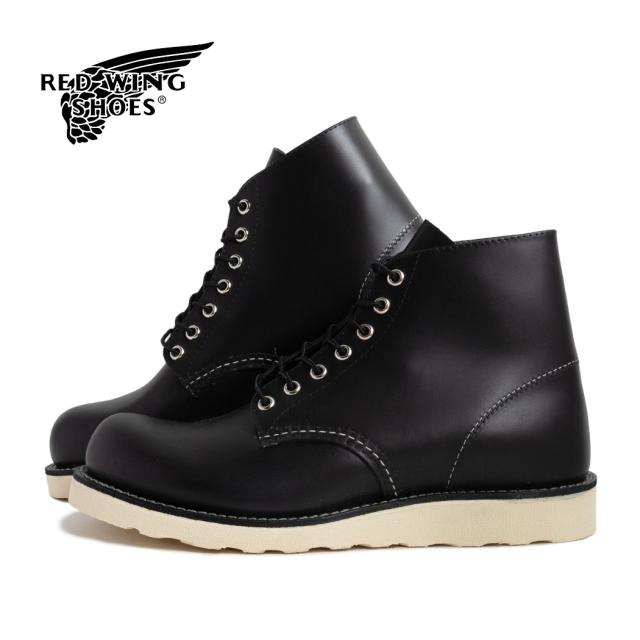 RED WING レッドウィング 6インチ クラシックラウンド ブーツ 6-INCH CLASSIC ROUND BLACK ( ブラック 黒 レザーブーツ アメカジ 本革 メンズ 08165D )