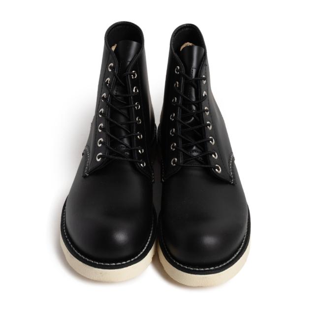 RED WING レッドウィング 6インチ クラシックラウンド ブーツ 6-INCH CLASSIC ROUND BLACK ( ブラック 黒 レザーブーツ アメカジ 本革 メンズ 8165 )_4