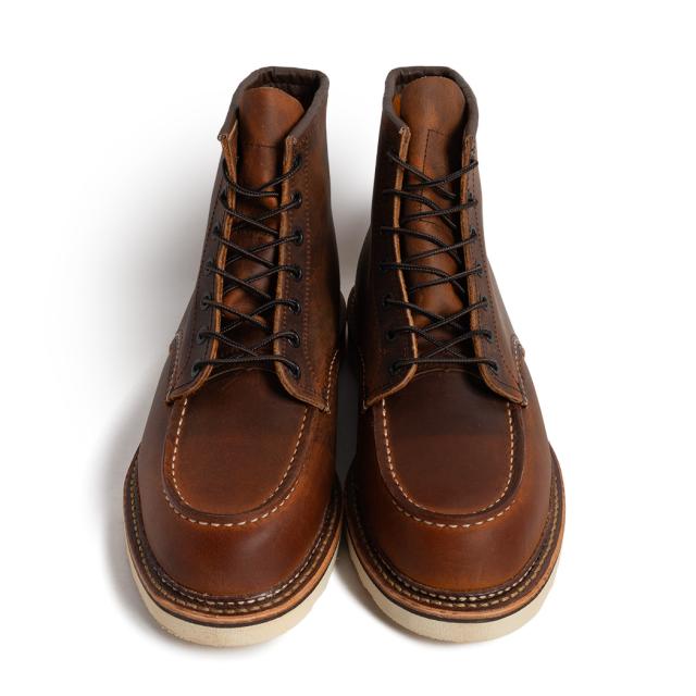 RED WING レッドウィング 6インチ クラシックモック ブーツ 6-INCH CLASSIC MOC BROWN ( ブラウン 茶色 レザーブーツ ヴィンテージ 本革 メンズ 1907 )_2