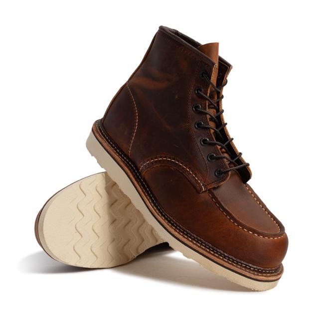 RED WING レッドウィング 6インチ クラシックモック ブーツ 6-INCH CLASSIC MOC BROWN ( ブラウン 茶色 レザーブーツ ヴィンテージ 本革 メンズ 1907 )_5