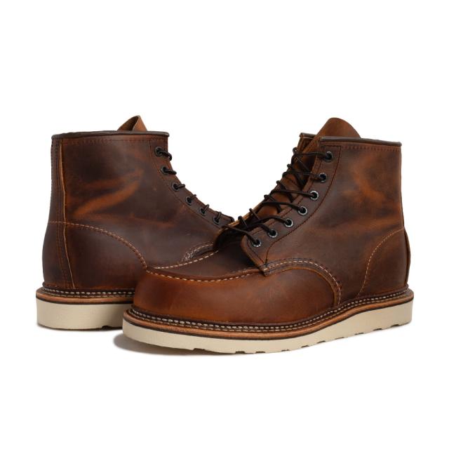 RED WING レッドウィング 6インチ クラシックモック ブーツ 6-INCH CLASSIC MOC BROWN ( ブラウン 茶色 レザーブーツ ヴィンテージ 本革 メンズ 1907 )_7