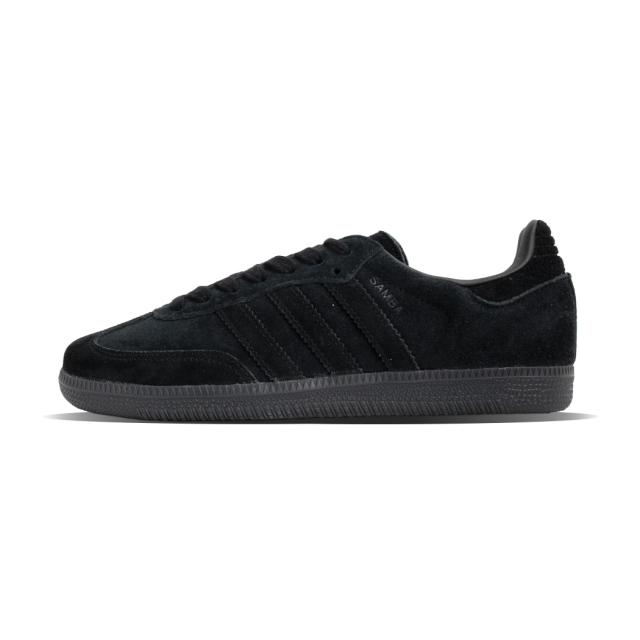 adidas アディダス SAMBA OG サンバ スニーカー BLACK/GREY HEATHER/GOLD METALLIC ( ブラック 黒 レディース レザースニーカー JR0887 )_1