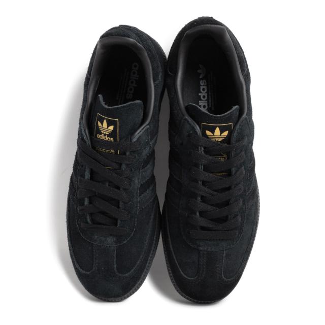 adidas アディダス SAMBA OG サンバ スニーカー BLACK/GREY HEATHER/GOLD METALLIC ( ブラック 黒 レディース レザースニーカー JR0887 )_3
