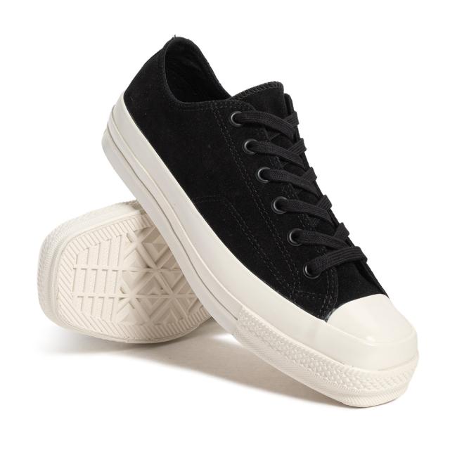 CONVERSE コンバース オールスター スクエアトウ スニーカー ALL STAR SQUARETOE SU OX BLACK ( ブラック 黒 スエード メンズ 31317360 )_6