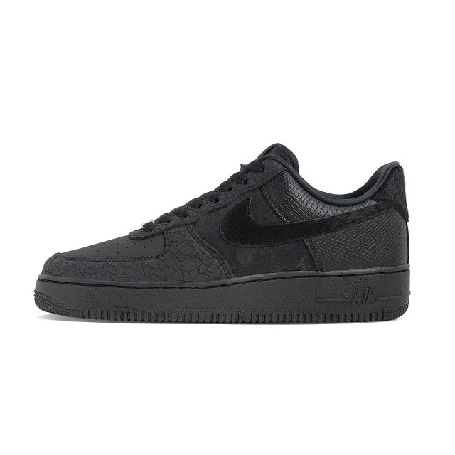 海外限定 NIKE ナイキ エアフォース 1 ロー スニーカー AIR FORCE 1 LOW VARIOUS BLACK MATERIALS ( 日本未発売 ブラック HQ1977-001 )