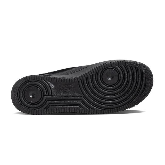 海外限定 NIKE ナイキ エアフォース 1 ロー スニーカー AIR FORCE 1 LOW VARIOUS BLACK MATERIALS ( 日本未発売 ブラック HQ1977-001 )