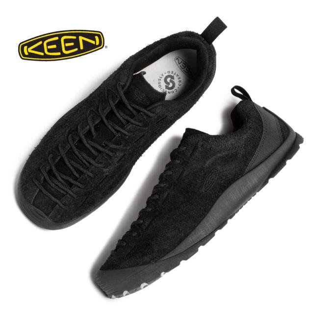 KEEN キーン ジャスパー JASPER HAIRY ヘアリー スニーカー BLACK ( 黒 ブラック メンズ トレッキング アウトドア 1026592 )
