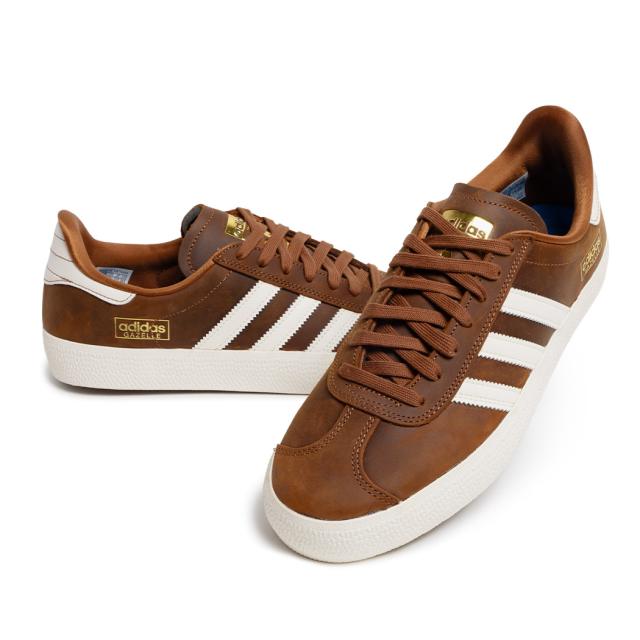 adidas アディダス GAZELLE ADV ガゼル スニーカー DUSKY BRONZE ( ガッツレー スケート SKATE 茶色 ブラウン 白 ホワイト メンズ HQ7547 )_6