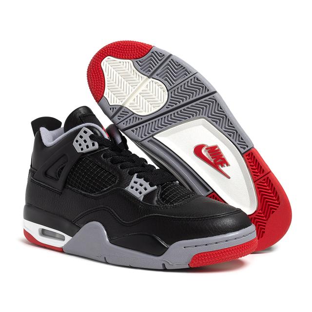 NIKE ナイキ エアジョーダン 4 BRED ブレッド スニーカー AIR JORDAN 4 BLACK/RED ( REIMAGINED AJ4 リイマジンド メンズ FV5029-006 )_6