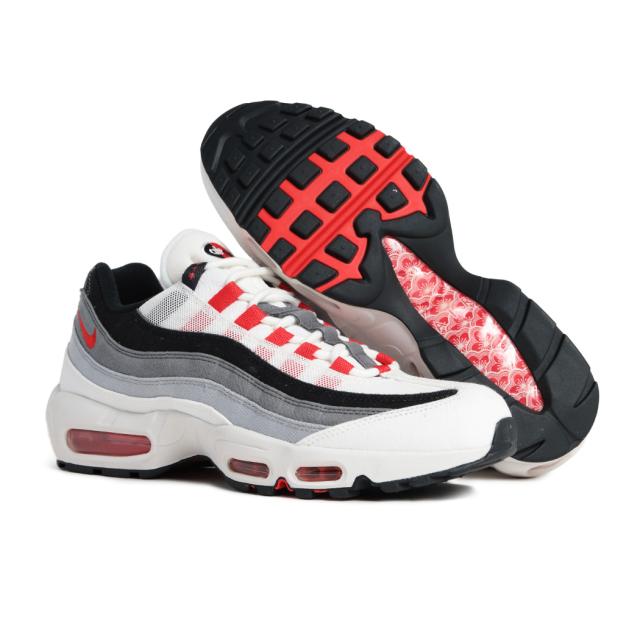 NIKE ナイキ エアマックス 95 QS スニーカー AIR MAX 95 QS JAPAN SUMMIT WHITE/CHILE RED ( 梅 ジャパン サミットホワイト DH9792-100 )_5