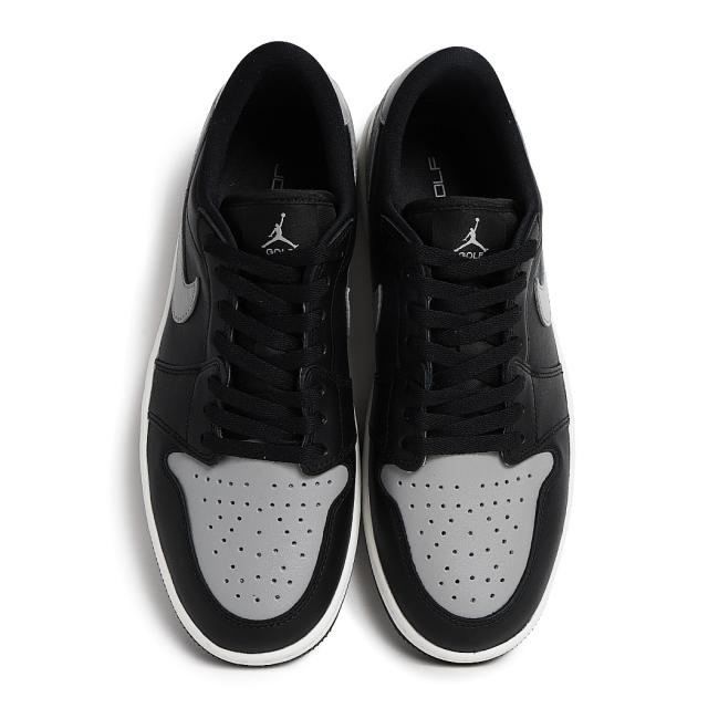 NIKE ナイキ エアジョーダン 1 ロー ゴルフ スニーカー AIR JORDAN 1 LOW GOLF BLACK/MEDIUM GREY ( ブラック グレー DD9315-001 )