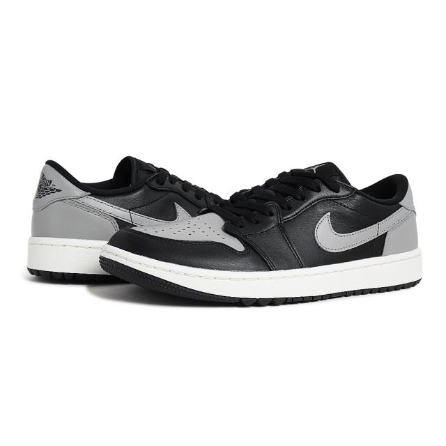 NIKE ナイキ エアジョーダン 1 ロー ゴルフ スニーカー AIR JORDAN 1 LOW GOLF BLACK/MEDIUM GREY ( ブラック グレー DD9315-001 )
