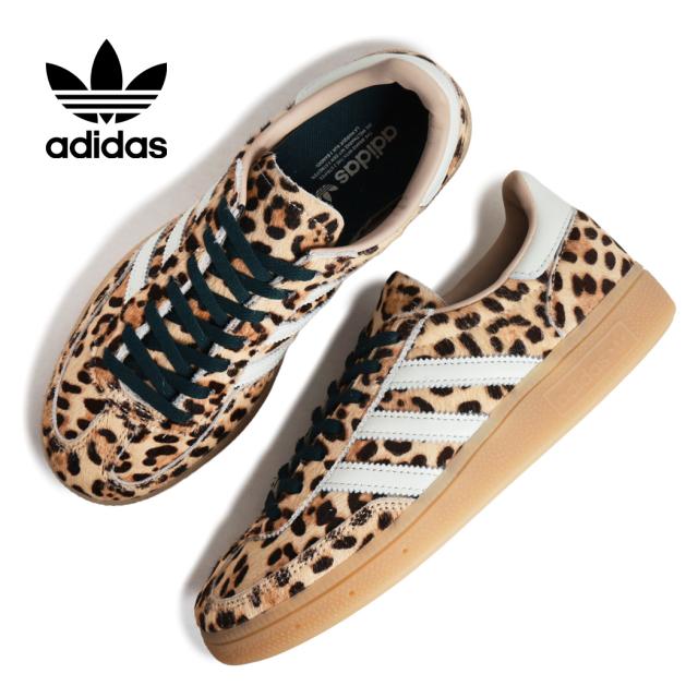 adidas アディダス ハンドボール スペツィアル スニーカー HANDBALL SPEZIAL MAGIC BEIGE ( レオパード アニマル柄 総柄 レディース KI6678 )