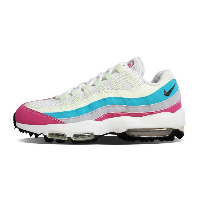 NIKE ナイキ AIR MAX 95 GOLF エア マックス 95 ゴルフ スニーカー PEONY/ANTHRACITE ( ホワイト 白 ゴルフシューズ メンズ HV4696-600 )_1