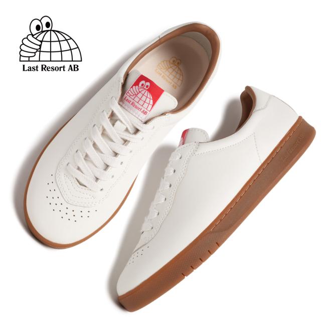 LAST RESORT AB ラストリゾート CM003 スニーカー WHITE/GUM ( ホワイト 白 ガムソール レザースニーカー メンズ レディース CM003WHG )