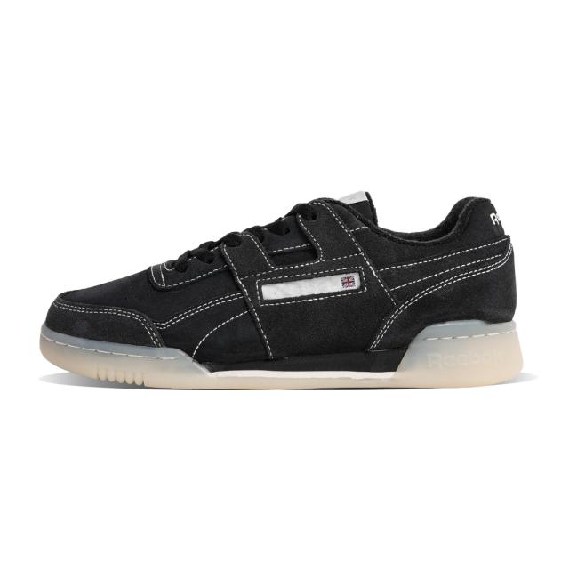 REEBOK リーボック WORKOUT PLUS ワークアウトプラス スニーカー BLACK CHALK ( ブラック 黒 スエードスニーカー 100256319 )_1