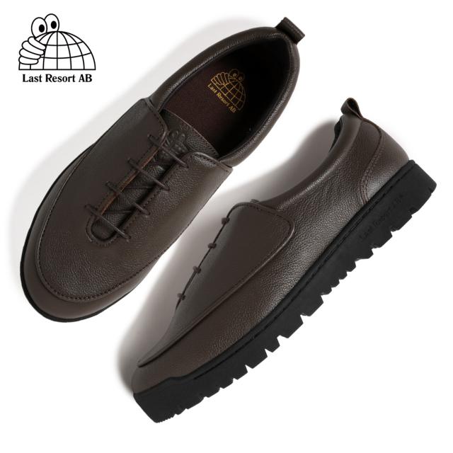 LAST RESORT AB ラストリゾート GM001 スニーカー JAVA BROWN/BLACK ( ブラウン レザースニーカー ラバーソール 革靴 メンズ レディース GM001JBB )