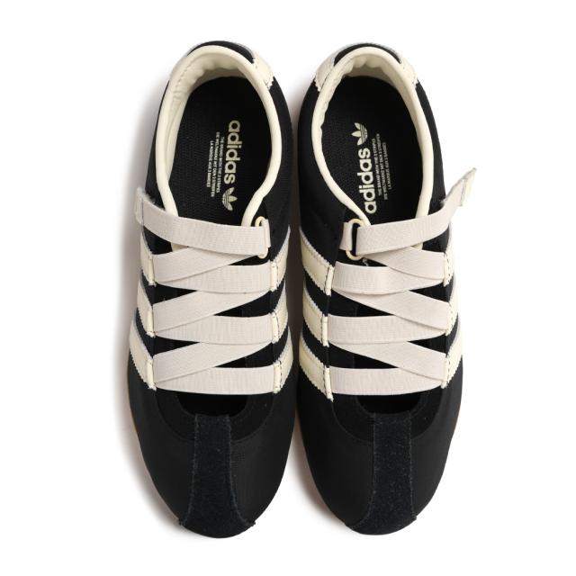 adidas アディダス TOKYO MJ トーキョー MJ スニーカー CORE BLACK ( ブラック 黒 メリージェーン レディース ウィメンズ 薄底 東京 ベルクロ JR4790 )_2