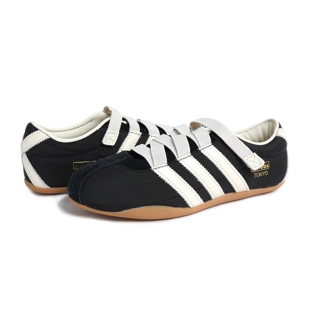 adidas アディダス TOKYO MJ トーキョー MJ スニーカー CORE BLACK ( ブラック 黒 メリージェーン レディース ウィメンズ 薄底 東京 ベルクロ JR4790 )_5