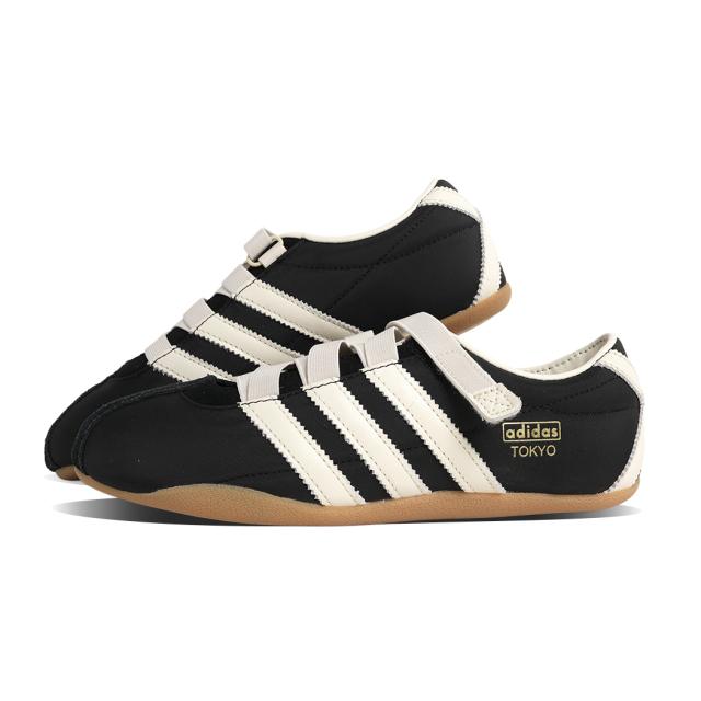 adidas アディダス TOKYO MJ トーキョー MJ スニーカー CORE BLACK ( ブラック 黒 メリージェーン レディース ウィメンズ 薄底 東京 ベルクロ JR4790 )_6