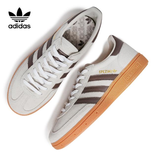 adidas アディダス HANDBALL SPEZIAL ウィメンズ ハンドボール スペツィアル スニーカー ALUMINA EARTH STRATA GUM ベージュ ブラウン JQ8903