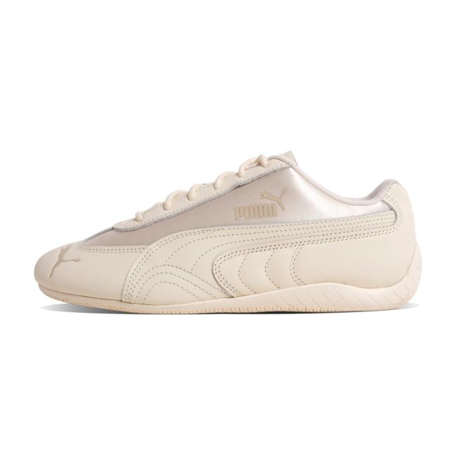 PUMA プーマ 薄底 レザー SPEEDCAT FEMME スピードキャット ファム スニーカー FORESTED IVORY ドライビングシューズ Y2K 白 レディース 405835-01_1