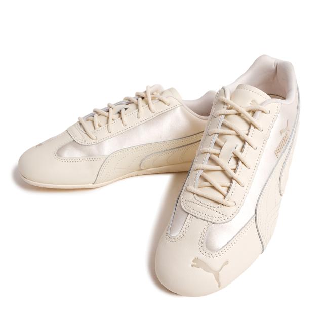 PUMA プーマ 薄底 レザー SPEEDCAT FEMME スピードキャット ファム スニーカー FORESTED IVORY ドライビングシューズ Y2K 白 レディース 405835-01_6