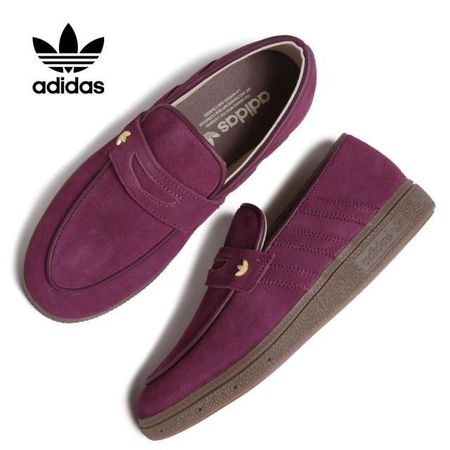 adidas アディダス ハンドボール スペツィアル ローファー スニーカー HANDBALL SPEZIAL LOAFER MAROON スエード ガムソール メンズ レディース KK2780
