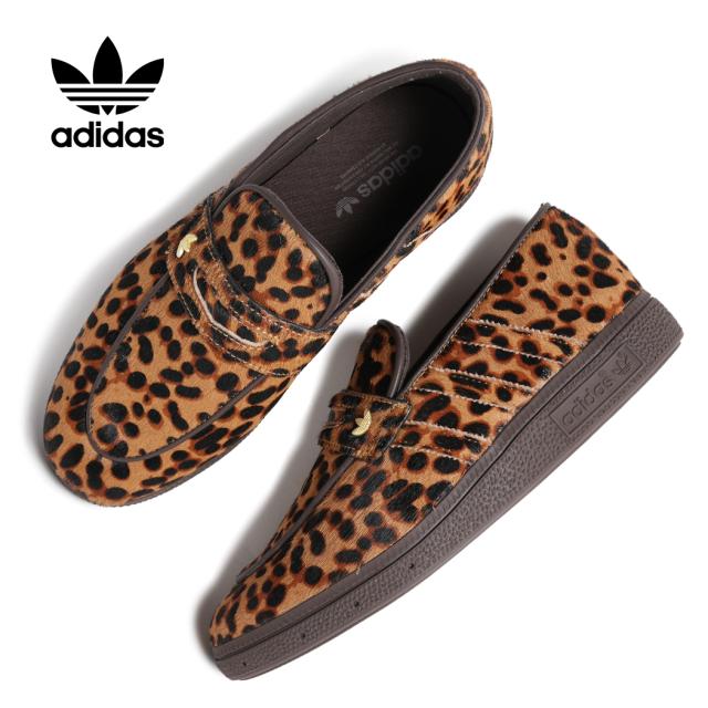adidas アディダス ハンドボール スペツィアル ローファー スニーカー HANDBALL SPEZIAL LOAFER LEOPARD ヘア ハラコ ガムソール メンズ レディース KJ2526