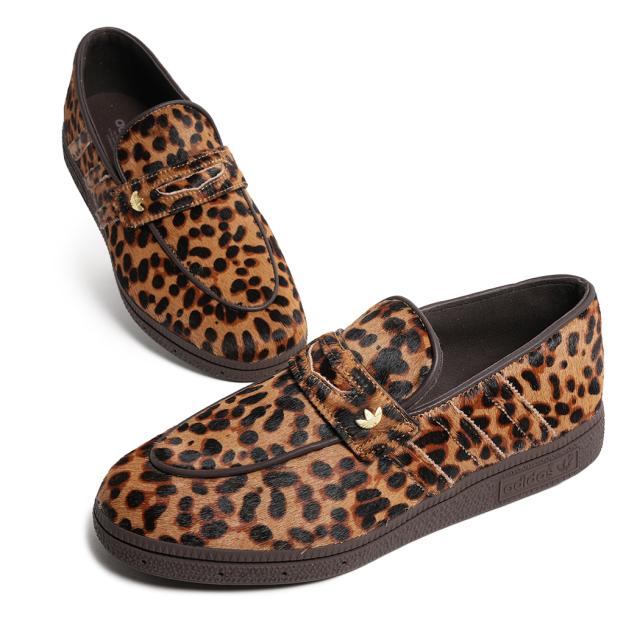 adidas アディダス ハンドボール スペツィアル ローファー スニーカー HANDBALL SPEZIAL LOAFER LEOPARD ヘア ハラコ ガムソール メンズ レディース KJ2526_6