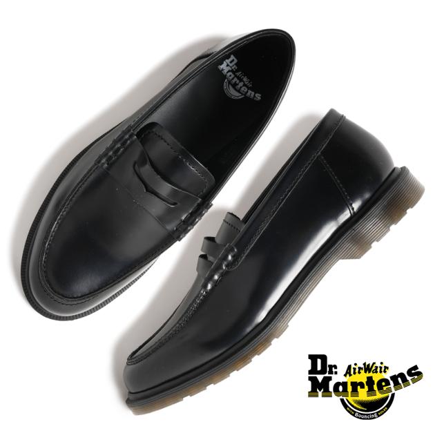 Dr.Martens ドクターマーチン MAYFARE メイフェア ペニー ローファー 革靴 LOAFER BLACK コインローファー レザー ドレスシューズ メンズ レディース 42503001