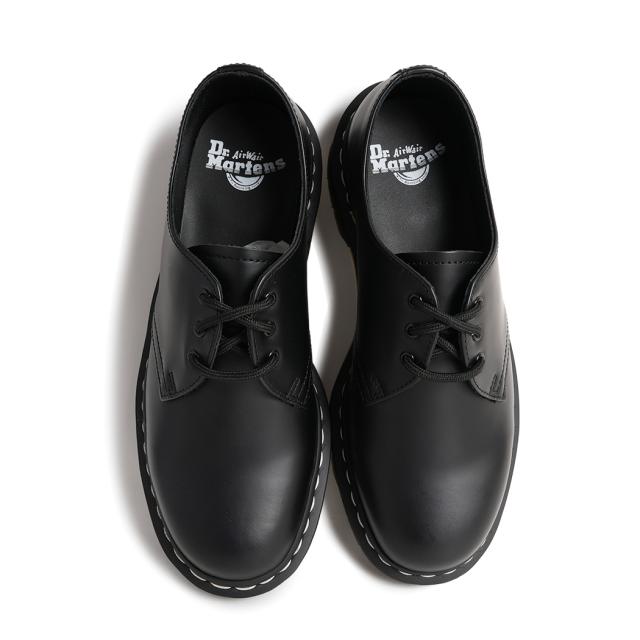 Dr.Martens ドクターマーチン 1461 3HOLE ホワイトステッチ 3ホール レザー ダービー シューズ 革靴 WHITE STITCH BLACK ブーツ レースアップ 24757001_2