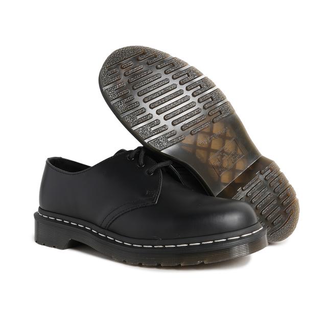 Dr.Martens ドクターマーチン 1461 3HOLE ホワイトステッチ 3ホール レザー ダービー シューズ 革靴 WHITE STITCH BLACK ブーツ レースアップ 24757001_6