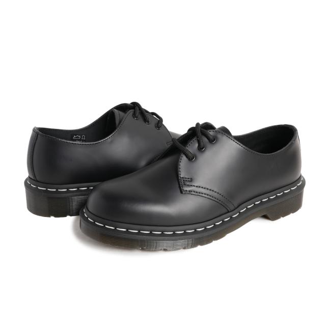 Dr.Martens ドクターマーチン 1461 3HOLE ホワイトステッチ 3ホール レザー ダービー シューズ 革靴 WHITE STITCH BLACK ブーツ レースアップ 24757001_7