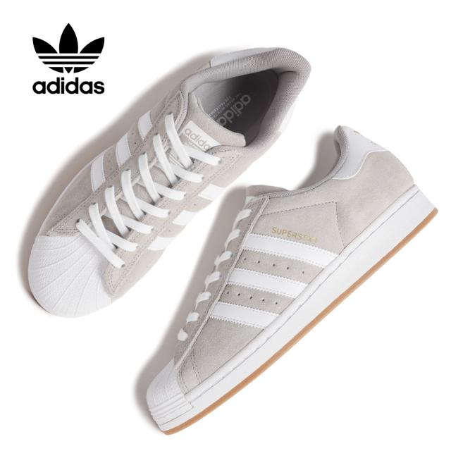 adidas アディダス SUPERSTAR ADV スーパースター スケート スニーカー CLEAR GRANITE CLOUD WHITE グレー ホワイト 白 SKATE メンズ KI5733