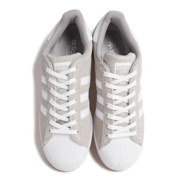 adidas アディダス SUPERSTAR ADV スーパースター スケート スニーカー CLEAR GRANITE CLOUD WHITE グレー ホワイト 白 SKATE メンズ KI5733