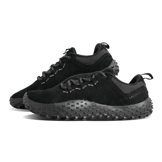 MERRELL メレル WS WRAPT ウィメンズ ラプト スニーカー BLACK ブラック 黒 スエード ハイキング 素足感覚 アウトドア ベアフッド ローカット レディース J037754_5