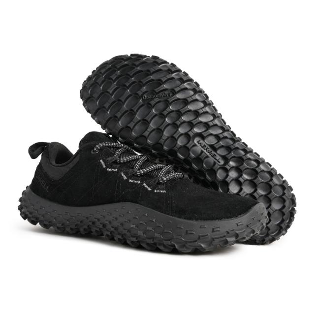 MERRELL メレル WS WRAPT ウィメンズ ラプト スニーカー BLACK ブラック 黒 スエード ハイキング 素足感覚 アウトドア ベアフッド ローカット レディース J037754_7