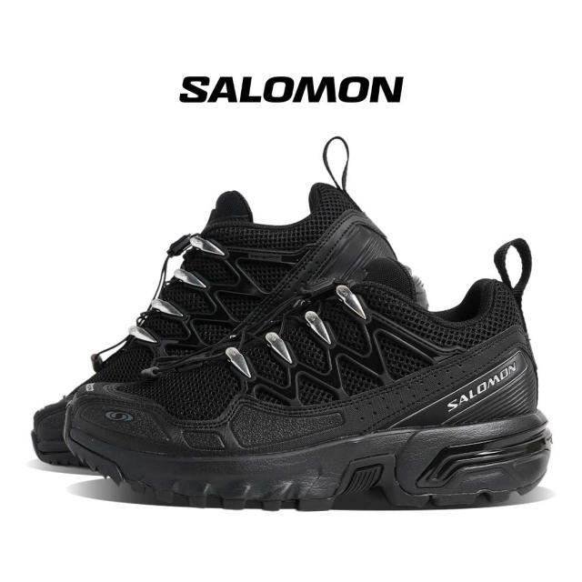 SALOMON サロモン ACS + OG エーシーエス プラス スニーカー BLACK BLACK FTW SILVER メッシュ 黒 ブラック シルバー トレイル メンズ L47766600