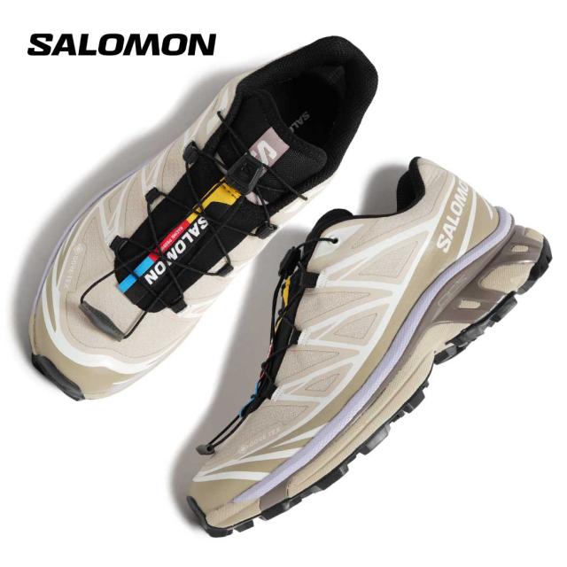 SALOMON サロモン XT-6 GTX ゴアテックス スニーカー EUCALYPTUS SILVER SAGE COSMIC SKY ( GORE-TEX ベージュ レディース L49202300 )