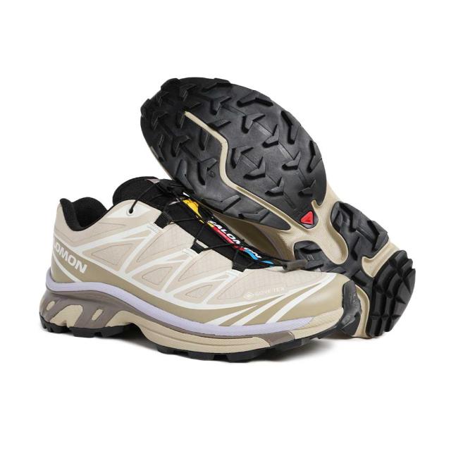 SALOMON サロモン XT-6 GTX ゴアテックス スニーカー EUCALYPTUS SILVER SAGE COSMIC SKY ( GORE-TEX ベージュ レディース L49202300 )_5