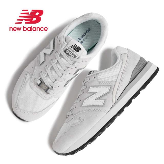NEW BALANCE ニューバランス ウィメンズ 996 W9969JC スニーカー GRAY 灰色 ホワイト 白 NB レディース 履きやすい シンプル モノトーン おしゃれ 歩きやすい 574