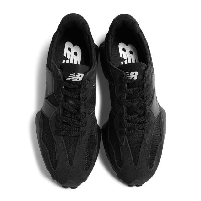 NEW BALANCE ニューバランス 327 MS327CTB スニーカー TRIPLE BLACK トリプルブラック オールブラック ブラック 黒 NB スエード レザー メンズ レディース