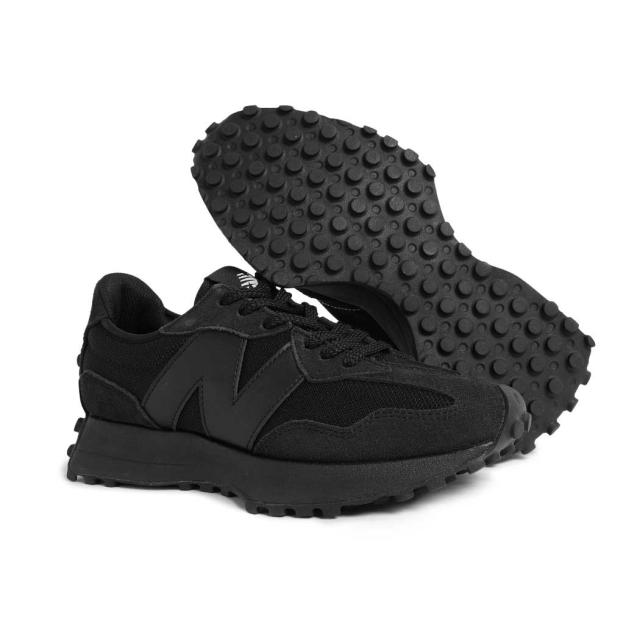 NEW BALANCE ニューバランス 327 MS327CTB スニーカー TRIPLE BLACK トリプルブラック オールブラック ブラック 黒 NB スエード レザー メンズ レディース