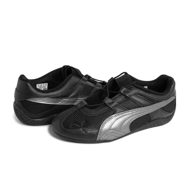PUMA プーマ 薄底 SPEEDCAT GO MESH WNS スピードキャット ゴー メッシュ ウィメンズ スニーカー BLACK ブラック 黒 シルバー 薄底 レディース 405329-01_7