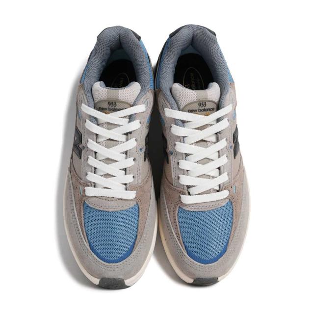NEW BALANCE ニューバランス ヌメリック 933 スニーカー NUMERIC Andrew Reynolds UN933ASB MUSHROOM STILL WATER ベージュ 水色