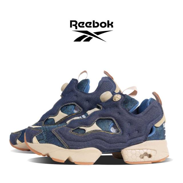 REEBOK リーボック インスタポンプ フューリー スニーカー INSTAPUMP FURY 94 INDIGO DENIM BEIGE デニム ジーンズ メンズ レディース 100245176