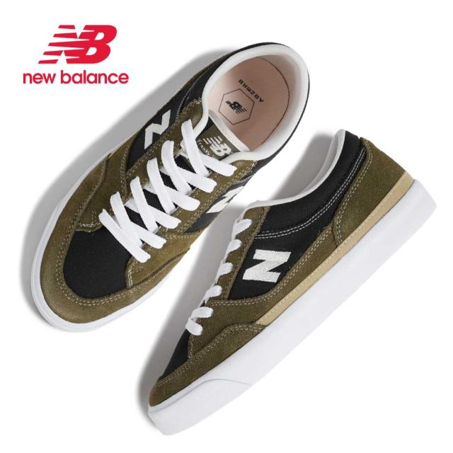 NEW BALANCE ニューバランス ヌメリック 417 スニーカー NUMERIC Franky Villani NM417LBN WOODLAND カーキ 黒 メンズ スケート SKATE